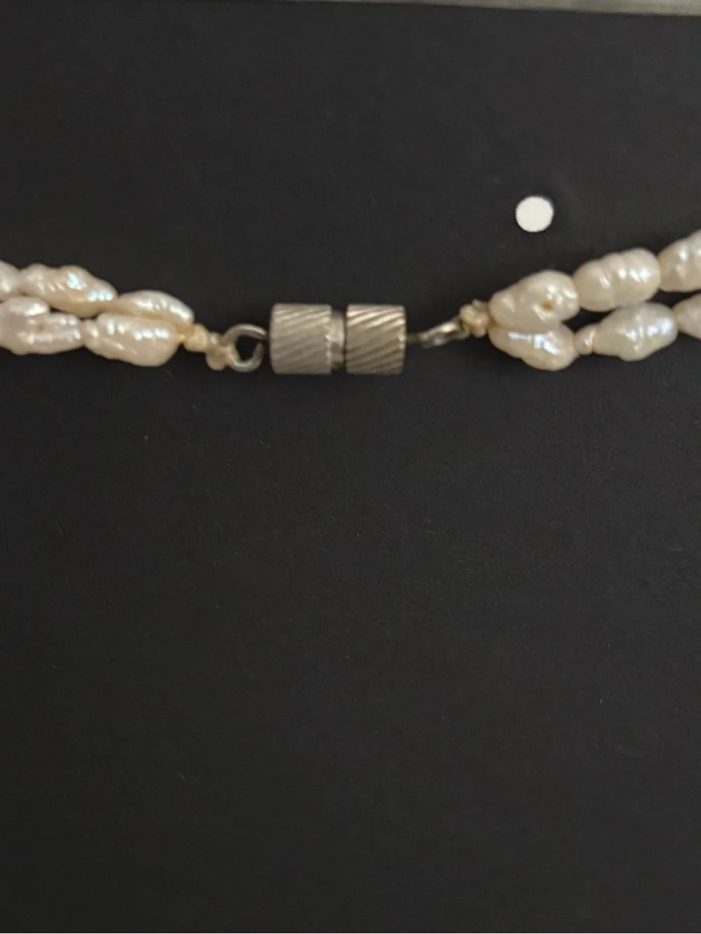 Vintage Double-strand Freshwater Rice Pearl Necklace - Picture 4 of 8
